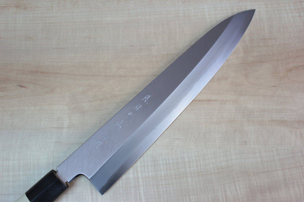 Fu-Rin-Ka-Zan Hon Kasumi Series Gingami No.3 Wa Gyuto 270mm (10.6 inch, Single Bevel Edge, D Shaped Magnolia Wooden Handle) - JapaneseChefsKnife.Com