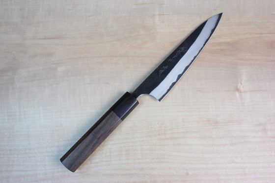 Fu-Rin-Ka-Zan Wa Petty Fu-Rin-Ka-Zan Aogami Super Kurouchi Series Wa Petty (120mm and 150mm, 2 sizes, Octagon Shaped Red-Sandal Wood Handle)