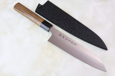 Fu-Rin-Ka-Zan Wa Santoku FZDP-1SAB Wa Santoku190mm (7.4 inch) Fu-Rin-Ka-Zan ZDP-189 Wa Series FZDP-1SAB Wa Santoku 190mm (7.4 inch, Octagon Shaped Bocote Wooden Handle)