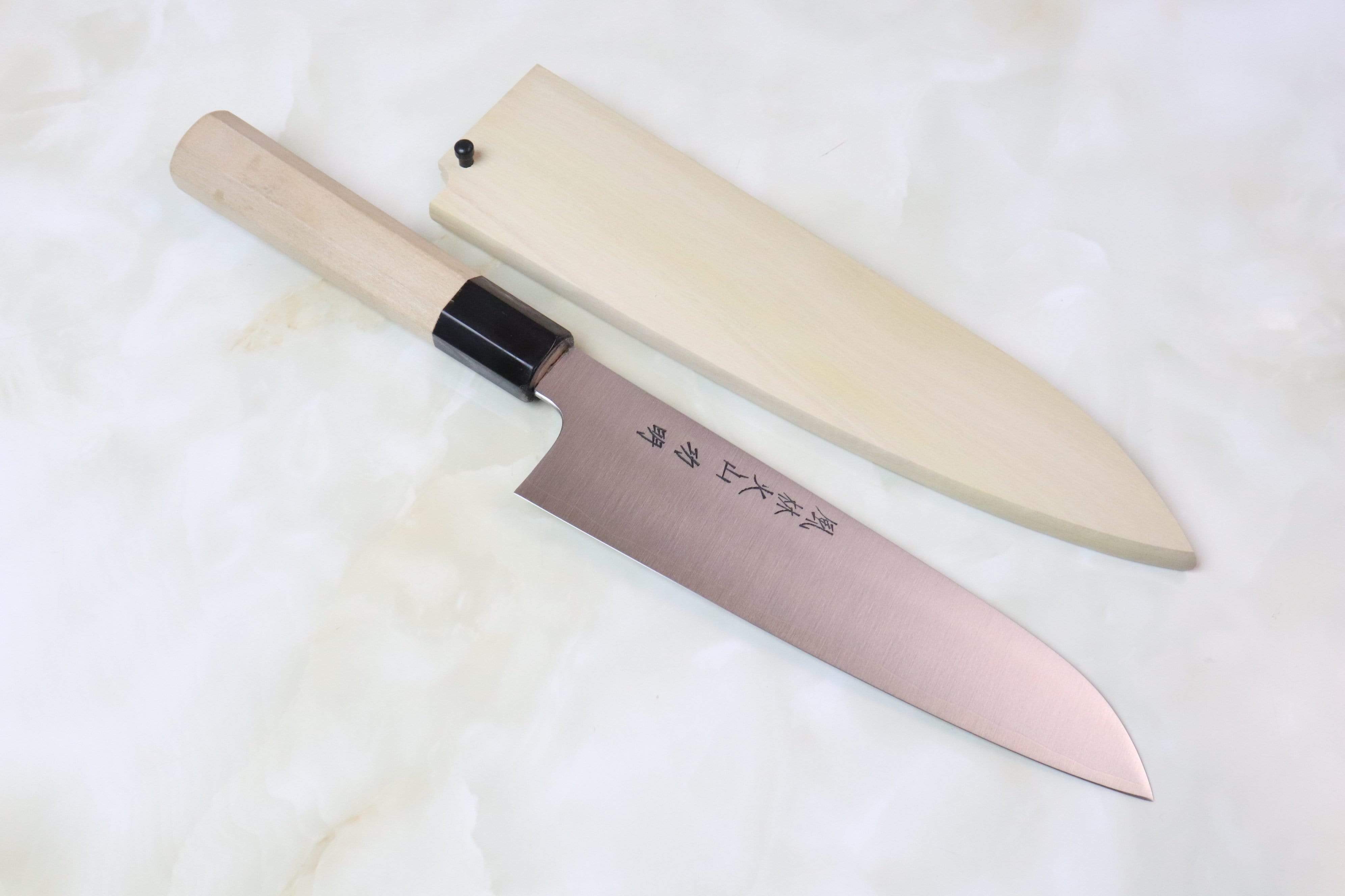 Japan Knife Aritsugu Chef Knife Yanagi Knife Honyaki Sushi Knife Japan  Kitchen Knife Saya Japan Sword Gift White Steel 270 mm 10.6 Personalize  Name