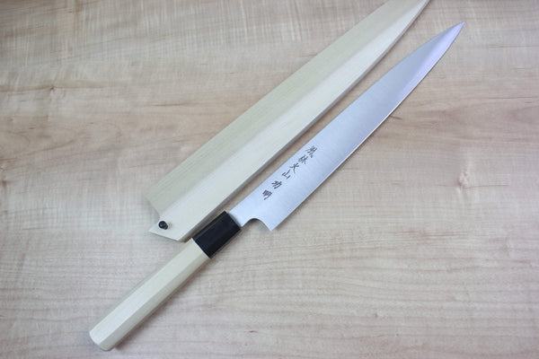 Fu-Rin-Ka-Zan ZDP-189 Wa Series Wa Sujihiki (240mm to 300mm, 3 Sizes, Octagon Shaped Magnolia Wooden Handle) - JapaneseChefsKnife.Com
