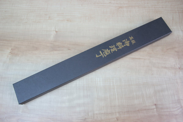 Fu-Rin-Ka-Zan Limited, Blue Steel No.1 Suminagashi Yanagiba 270mm (10.6inch. Octagon Shaped Magnolia Wooden Handle) (FSO-15) - JapaneseChefsKnife.Com