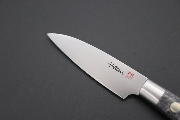 Hattori Paring FH-1ND Parer 70mm (2.7inch) Hattori Forums FH Series Limited Edition "SNOW IN THE DARK" FH-1ND Parer 70mm (2.7 inch, Dupont Corian® Handle)