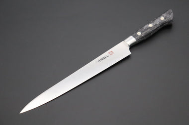 Huusk Japan Knife, 8 Inch Razor Sharp Kitchen Knives Japanese AUS-10  Damascus Steel Chopping Knife with Unique Handle Cutting Knife for Cooking