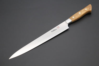 12 Inch Wooden Handle Slicing Knife Meat Cutting Knife - China