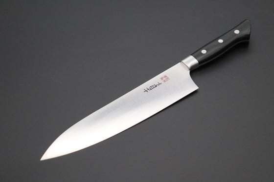 Hattori Western Deba Hattori Forums FH Series Western Deba (165mm and 240mm, Black Linen Micarta Handle)