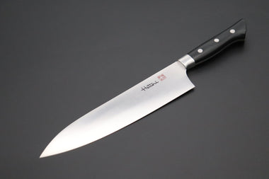 Hattori Western Deba Hattori Forums FH Series Western Deba (165mm and 240mm, Black Linen Micarta Handle)