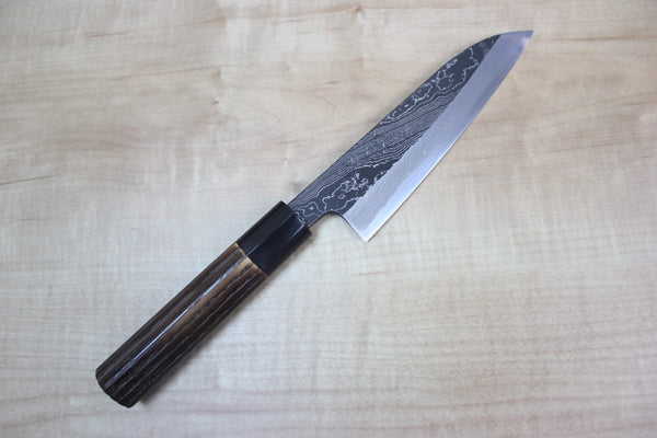Tsukasa Hinoura Custom Knife "Unryu-Mon" Wa Petty 135mm (5.3 Inch, TH-1P) - JapaneseChefsKnife.Com