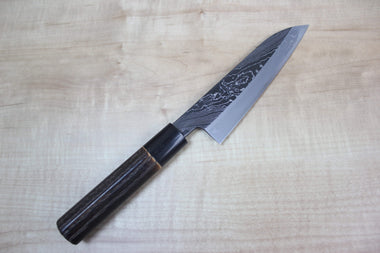 Tsukasa Hinoura Custom Knife "Unryu-Mon" Wa Petty 135mm (5.3 Inch, TH-3P) - JapaneseChefsKnife.Com