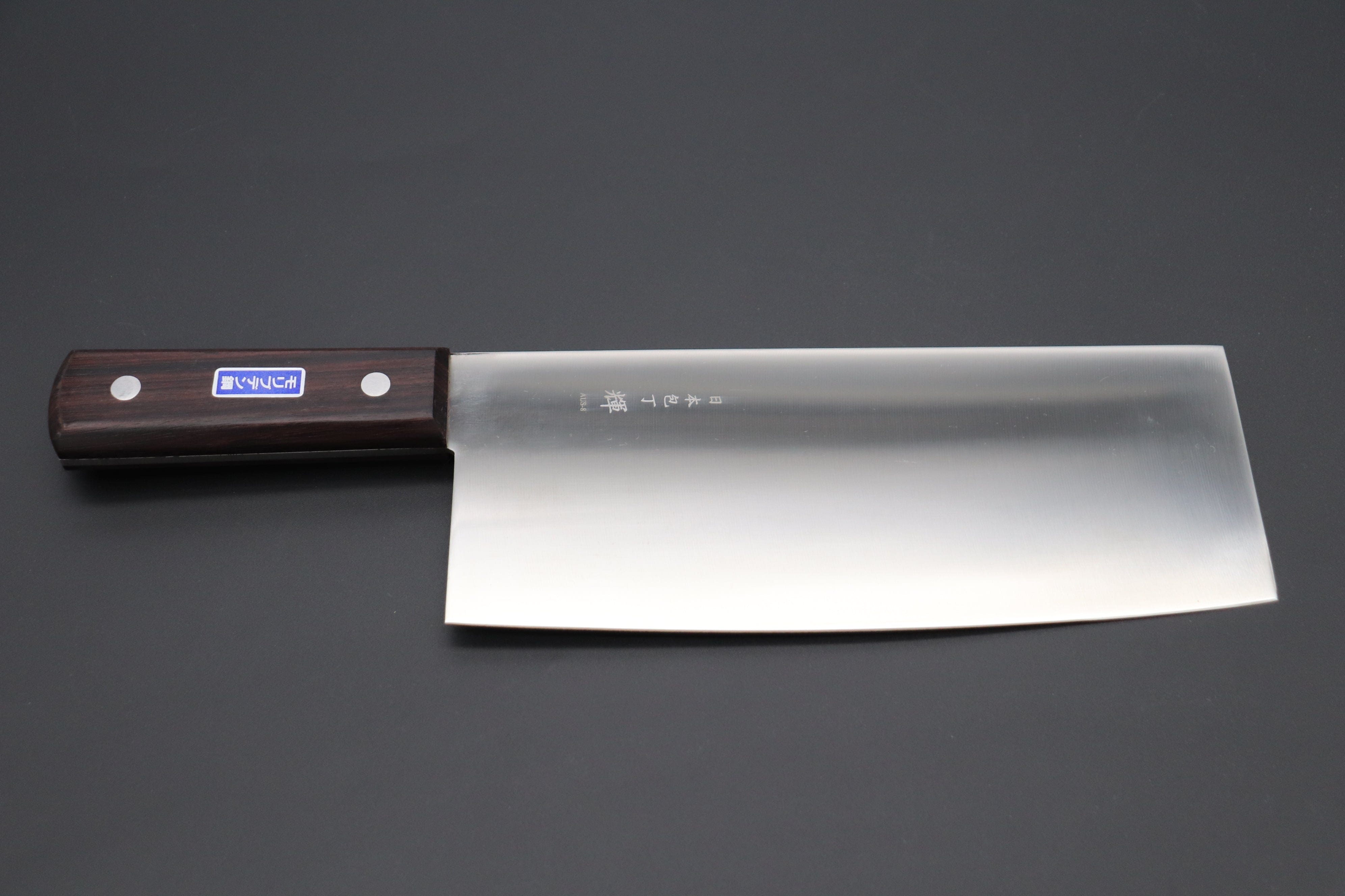 Shibazi Cleaver Knife Stainless Steel Kitchen Knives 8/9 Inch