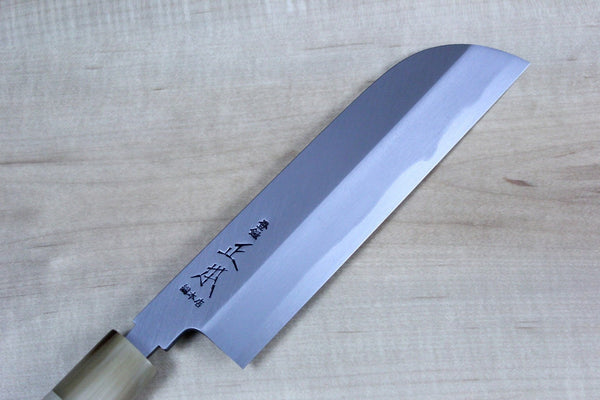 Masamoto KS Series Hon Kasumi White Steel No.2 Kama Usuba (150mm to 225mm, 5 sizes) - JapaneseChefsKnife.Com
