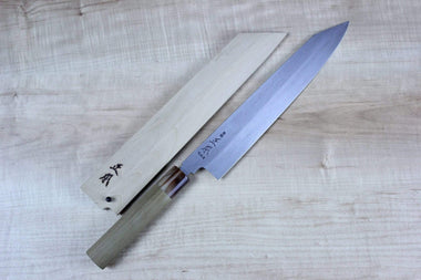 Masamoto Kiritsuke Masamoto KS Series Hon Kasumi White Steel No.2 Kiritsuke Double Bevel Edge (240mm and 270mm, 2 sizes)