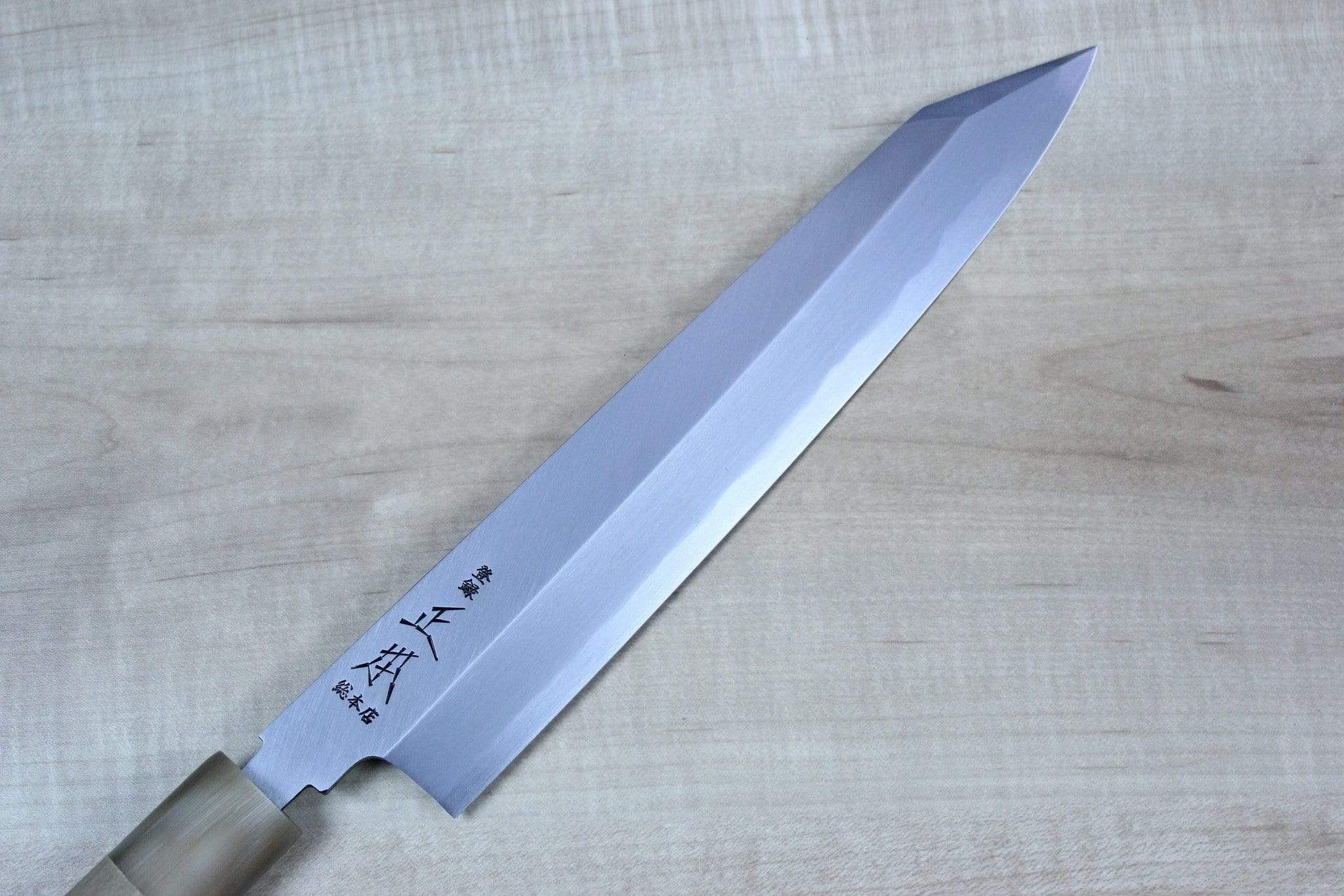 Fu-Rin-Ka-Zan Hon Kasumi Series Gingami No.3 Wa Gyuto (Single Bevel Edge,  210mm to 270mm, 3 sizes)