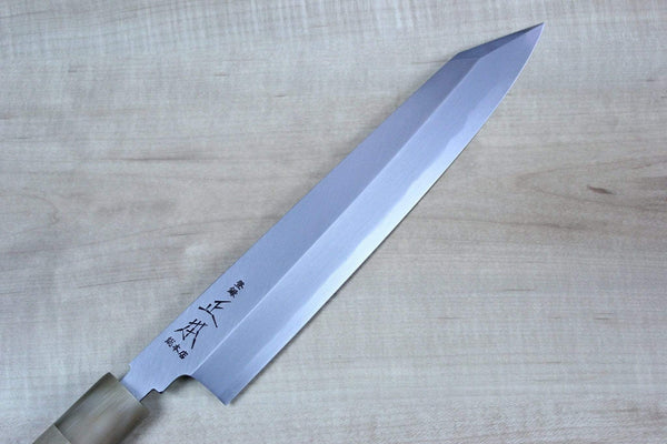 Masamoto Kiritsuke Masamoto KS Series Hon Kasumi White Steel No.2 Kiritsuke Single Bevel Edge (240mm and 270mm, 2 sizes)