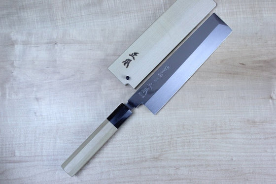 Masamoto HA Series Honyaki Blue Steel No.2 Usuba (180mm to 225mm, 4 sizes) - JapaneseChefsKnife.Com