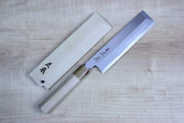 Masamoto Usuba KK-0618 Usuba180mm(7inch) / Marble / Right Handed Masamoto KK Series Kasumi White Steel No.2 Usuba (165mm to 225mm, 5 sizes)