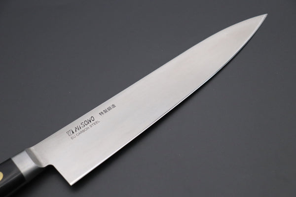 Misono Gyuto No.113 Gyuto 240mm(9.4inch, Without Dragon Engraving) / Right Handed Misono Sweden Steel Series No.113 Gyuto 240mm (9.4 inch, Simple Misono Logo Version, Without Dragon Engraving)