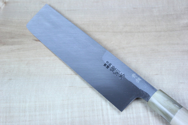 Mizuno Tanrenjo Akitada Hontanren Series Blue Steel No.2 Usuba (150mm to 240mm, 7 sizes) - JapaneseChefsKnife.Com