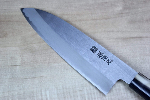 Mizuno Tanrenjo Wa Santoku Mizuno Tanrenjo Akitada Hontanren Series White Steel Wa Santoku (165mm and 180mm)
