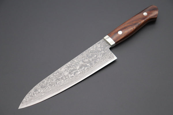 Mr. Itou Gyuto Mr. Itou R-2 Custom Damascus Gyuto 190mm (7.4 inch) "Desert Ironwood Handle" (IT-824)