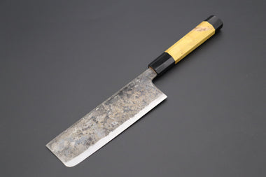 KAKURI Japanese Kiridashi Carving Knife Japanese Hammered Carbon Steel Blade 12mm for Woodworking Made in Japan (40941)