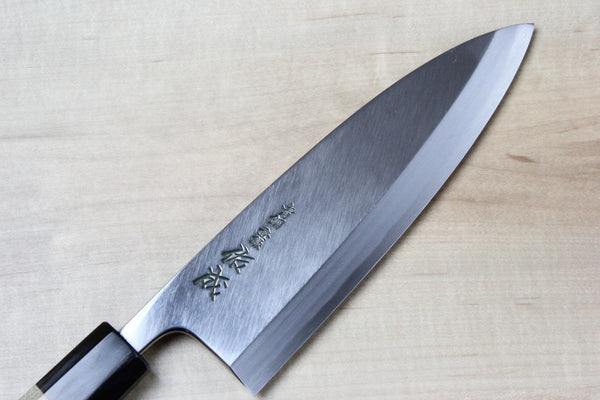 Sukenari Hon Kasumi Blue Steel No.2 Series Deba (150mm to 210mm, 3 sizes) - JapaneseChefsKnife.Com