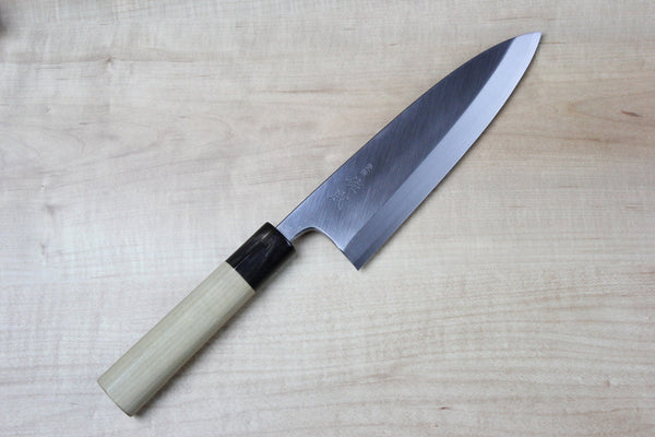 Sukenari Hon Kasumi White Steel No.2 Series Deba (120mm to 210mm, 4 sizes) - JapaneseChefsKnife.Com