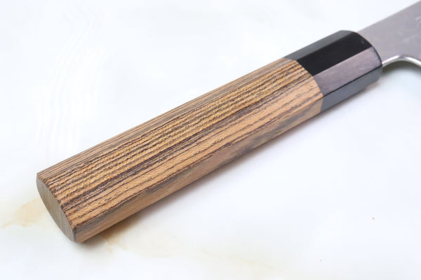 Sukenari ZDP-189 Nickel Damascus Wa Gyuto (210mm to 270mm, 3 sizes, Octagonal Bocote Wood Handle)