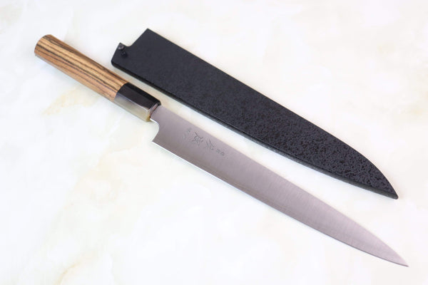 Sukenari Wa Sujihiki HAP-9BM Wa Sujihiki 240ｍｍ(9.4inch) Sukenari HAP-40 Series Wa Sujihiki (240mm and 270mm, 2 sizes, Octagon Shaped Bocote Wood Handle)