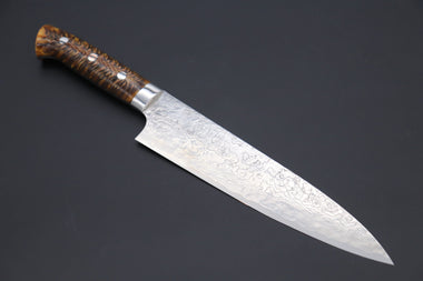 Takeshi Saji Gyuto Takeshi Saji SUMMIT ― Limited Edition Custom Series SMT-543 R-2 Custom Damascus Gyuto 210mm (8.2 Inch)