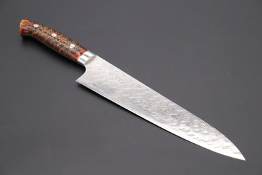 Takeshi Saji Gyuto Takeshi Saji SUMMIT ― Limited Edition Custom Series SMT-546 R-2 Custom Damascus Gyuto 240mm (9.4 Inch)
