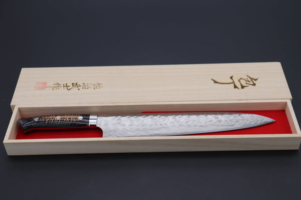 Takeshi Saji Gyuto Takeshi Saji SUMMIT ― Limited Edition Custom Series SMT-549 R-2 Custom Damascus Gyuto 270mm (10.6 Inch)