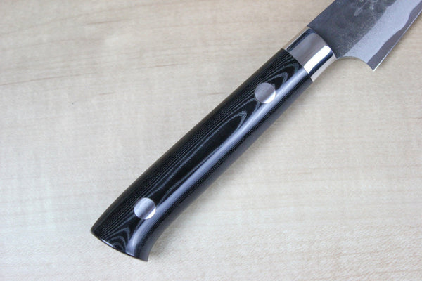 Takeshi Saji Aogami Super Custom Series Paring 90mm (3.5 inch, Linen Micarta Handle) - JapaneseChefsKnife.Com