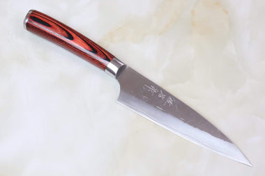 Takeshi Saji Petty Takeshi Saji SRS-13 “ARC” Petty 135mm (5.3 inch, Red-Pakka Wood Handle, ARC-1)