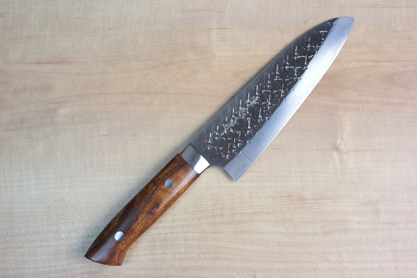 Takeshi Saji SRS-13 Custom Series Santoku 180mm (7 inch, Ironwood Handle) - JapaneseChefsKnife.Com