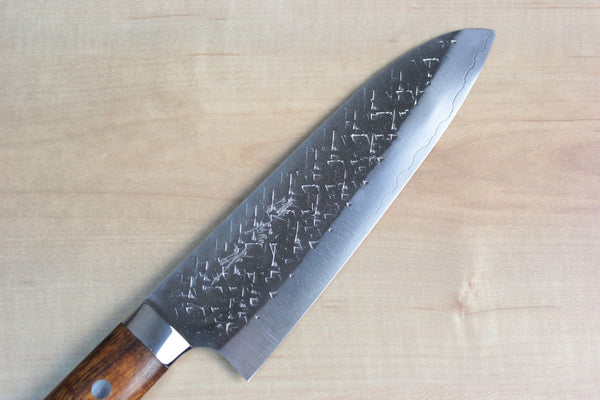 Takeshi Saji SRS-13 Custom Series Santoku 180mm (7 inch, Ironwood Handle) - JapaneseChefsKnife.Com