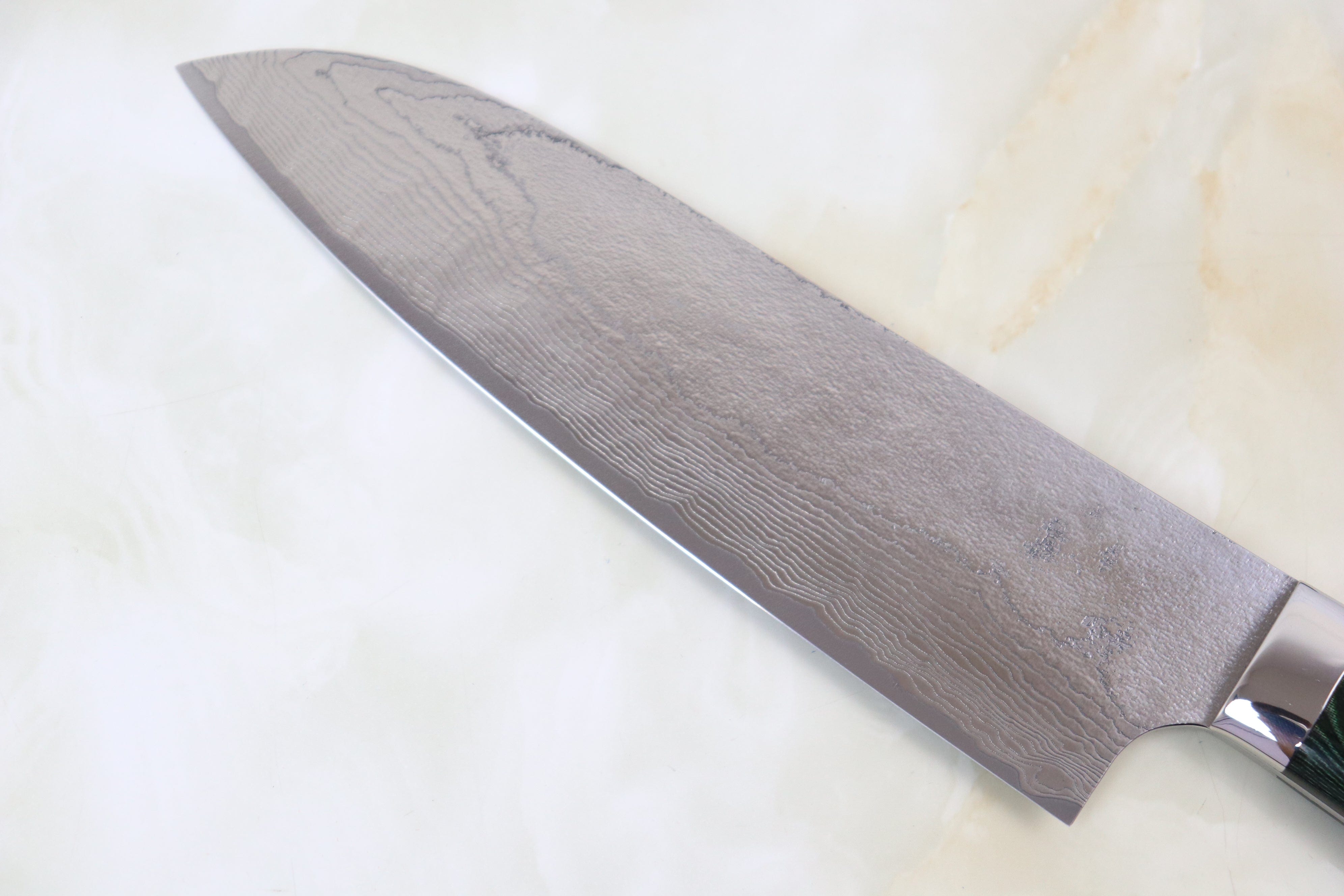 Competitive Cost Takeshi Saji VG-10 Custom Damascus Wild Series Gyuto  (180mm to 270mm, 4 sizes, Stag Bone Handle), demascus knife 