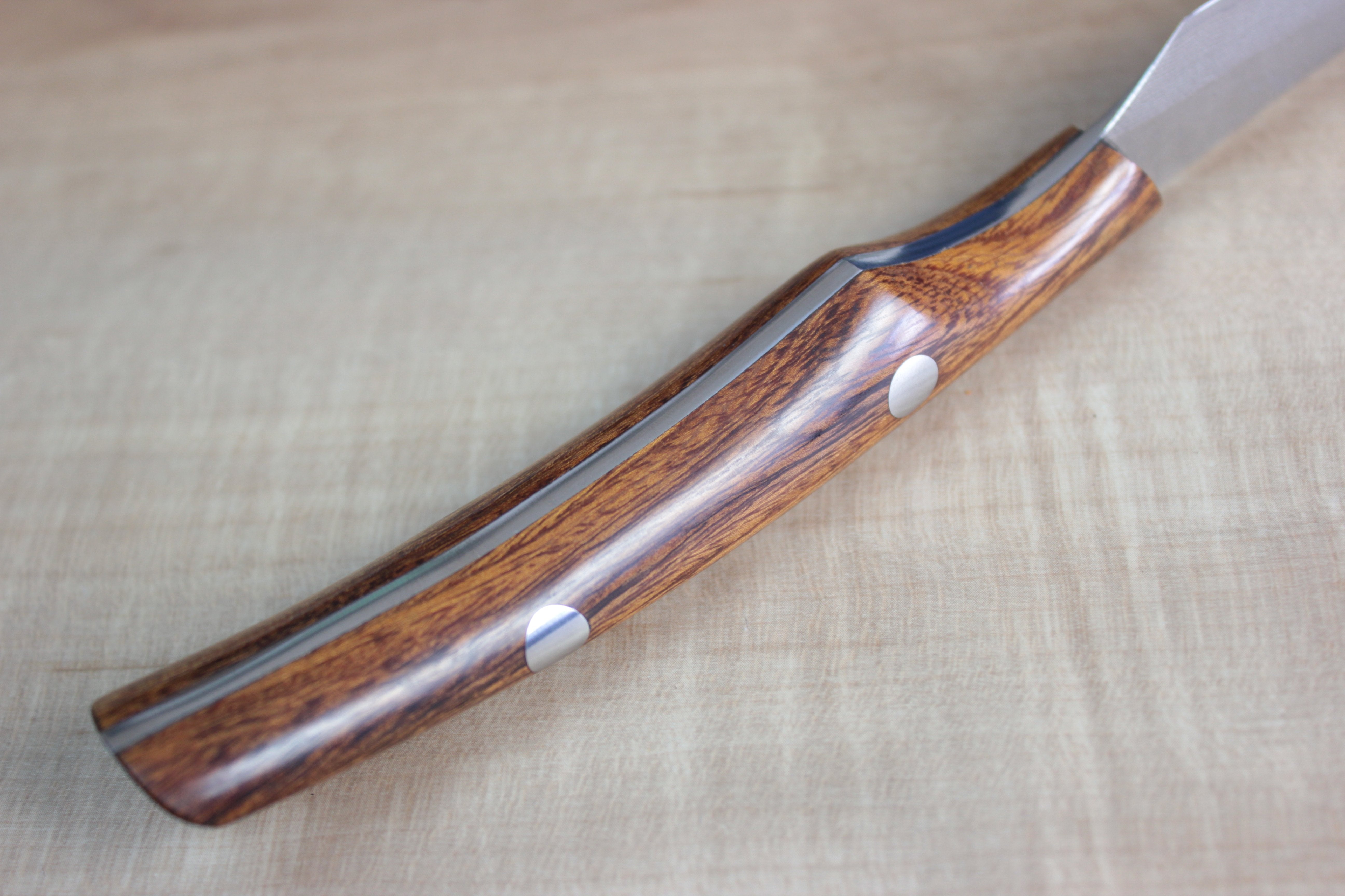 Takeshi Saji VG-10 Custom Damascus Steak Knife (Ironwood Handle)